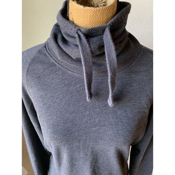 Old Navy Black Pullover Cowl Neck Cropped Sweater Women Size LARGE - Picture 10 of 11